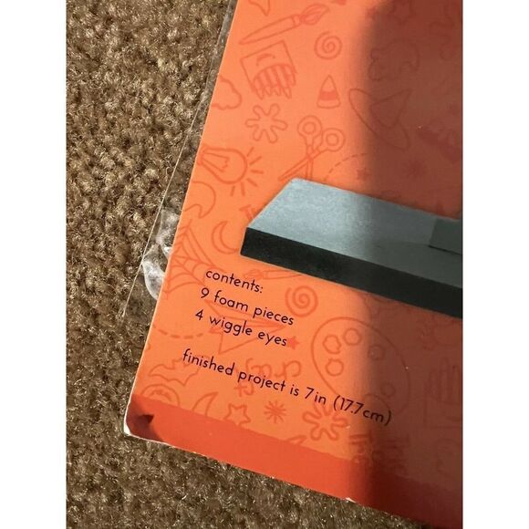 Bright Minds By Nicole Foam Craft Kit Halloween Set Of 2• Ghost /Cat - Picture 5 of 7